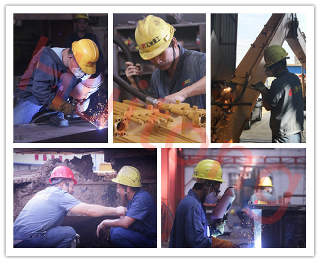 Excavator Rotating Orange Peel Grab Processing at Huitong factory
