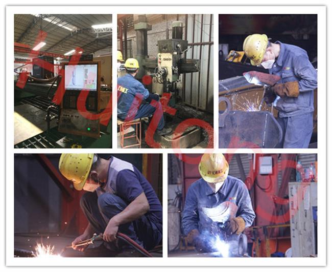 Excavator Hydraulic Stone Pulverizer Processing at Huitong Workshop