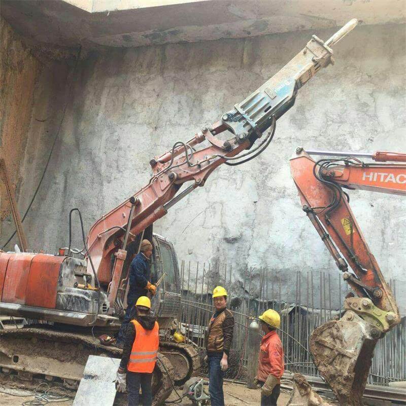 excavator short boom