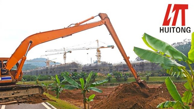 How to deal with the long arm of the excavator in the face of this kind of accid