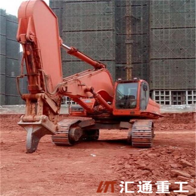 excavator rock booms