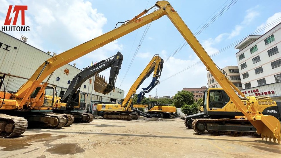 Excavator long fronts boom manufacturers can also save costs