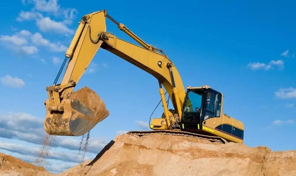 excavator digging bucket