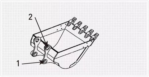 excavator digging bucket