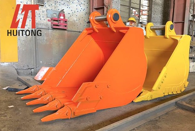 Easily replace the excavator digging bucket in four steps