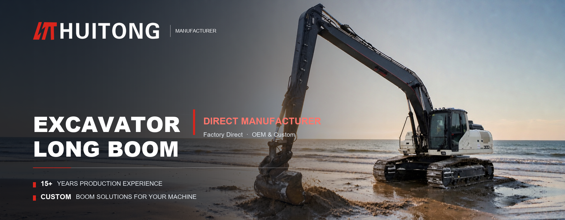 Excavator Boom and Arm Working